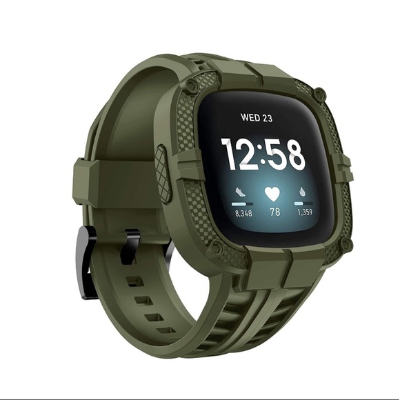 Protective Band Case Fitbit Versa 3 /Fitbit Sense - Picture 1 of 15